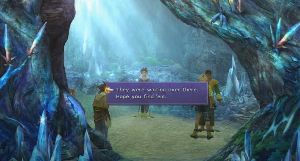 The location of the husband during the Celestial Mirror quest in Final Fantasy X.