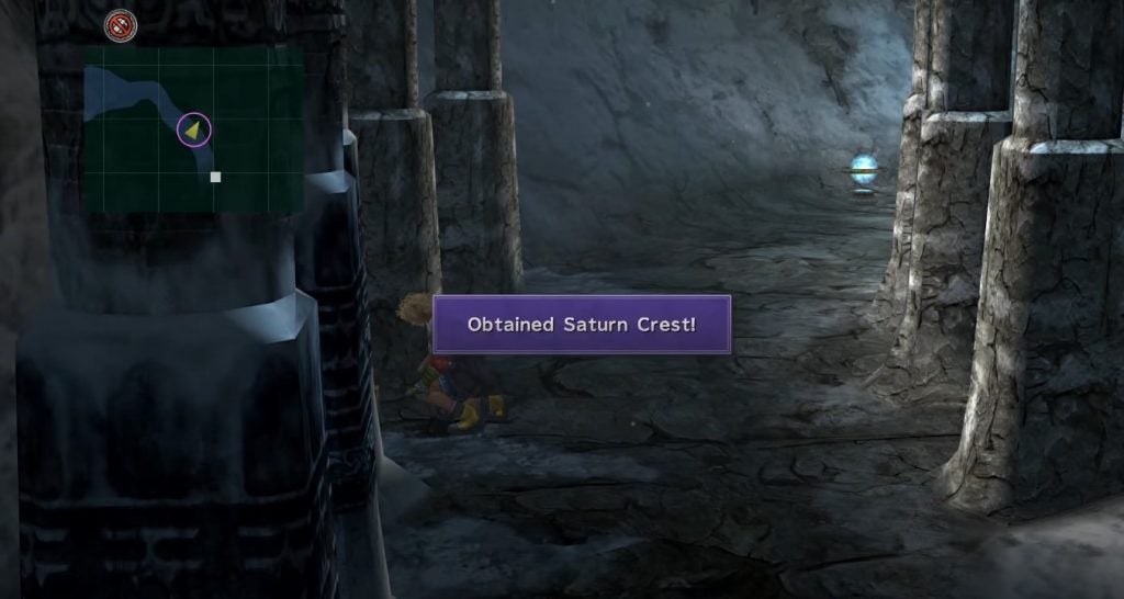 The location of the Saturn Crest in Final Fantasy X.