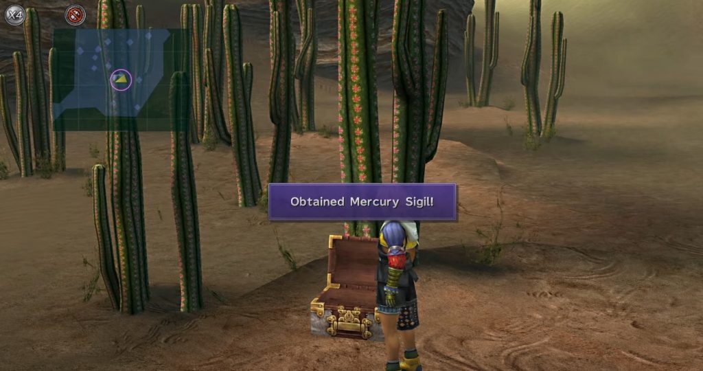 Getting the Mercury Sigil in Sanubia Desert in Final Fantasy X.