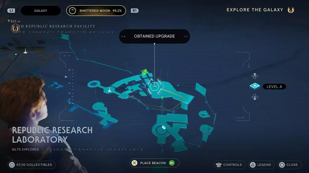 The location of an Essence Crystal in the Republic Research Laboratory.