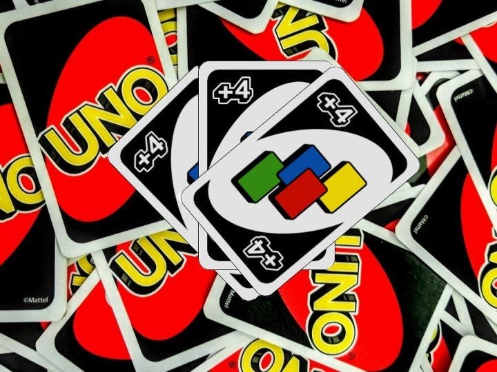 Stacking in UNO.