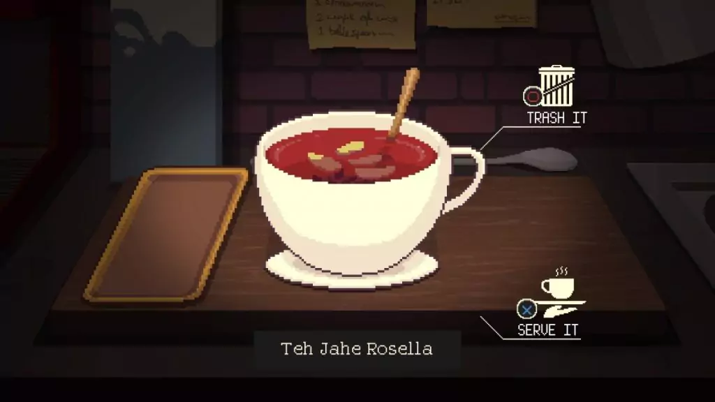 Teh Jahe Rosella in Coffee Talk 2.