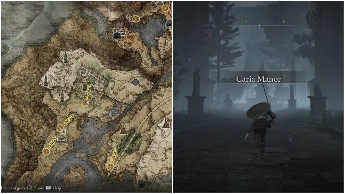 Caria Manor from Elden Ring.