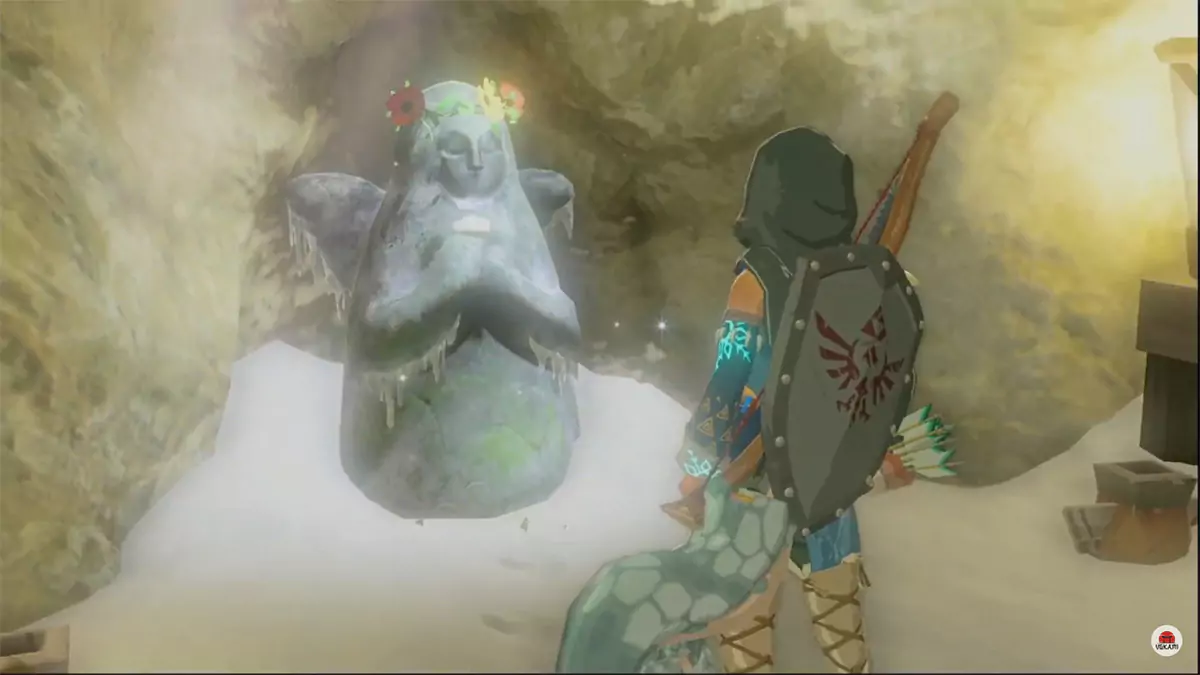 The Goddess Statue in Rito Village.