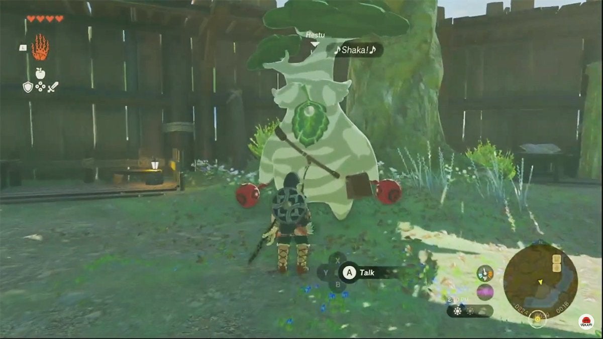 Link finds Hestu again, but this time in Lookout Landing in The Legend of Zelda: Tears of the Kingdom.