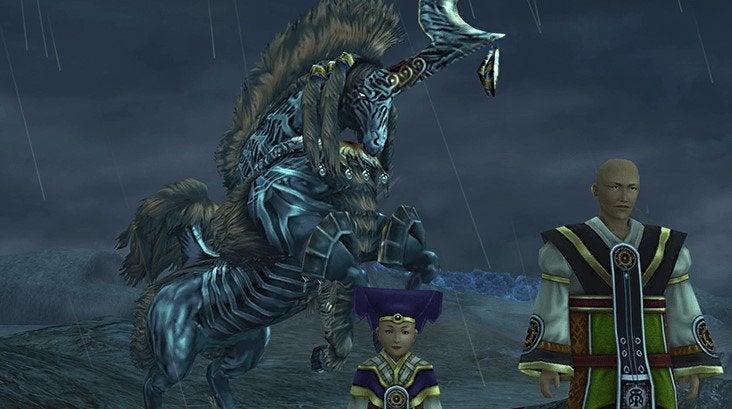 The first appearance of Dark Ixion in the Thunder Plains in Final Fantasy X.