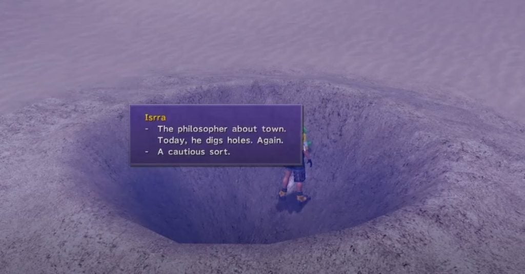 Issra location in the Cactuar sidequest in Final Fantasy X.