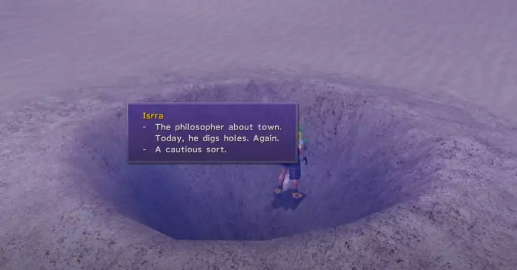 Issra location in the Cactuar sidequest in Final Fantasy X.
