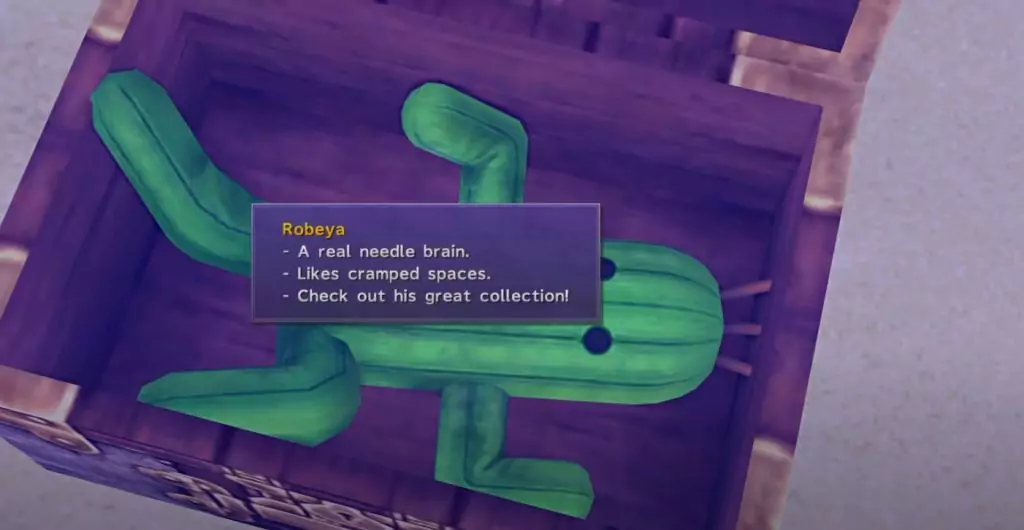 Robeya location in the Cactuar sidequest in Final Fantasy X.