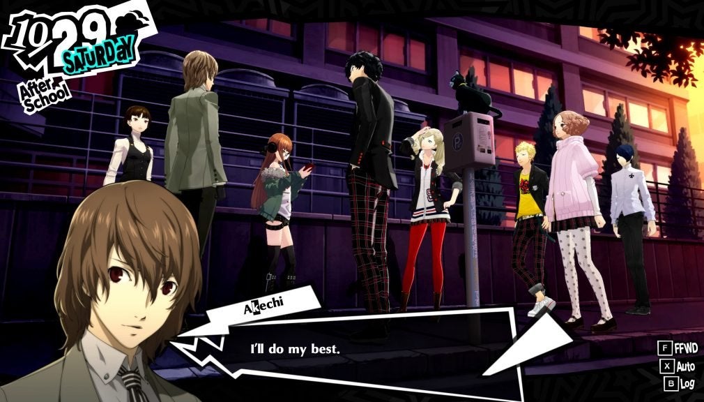 Goro Akechi working with the Phantom Thieves in Persona 5 Royal.