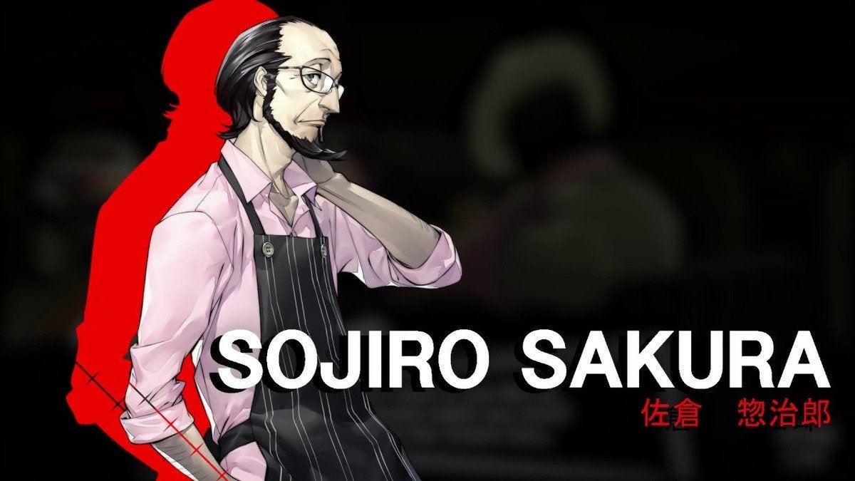Sojiro Sakura, the caretaker for the main character in Persona 5 Royal.