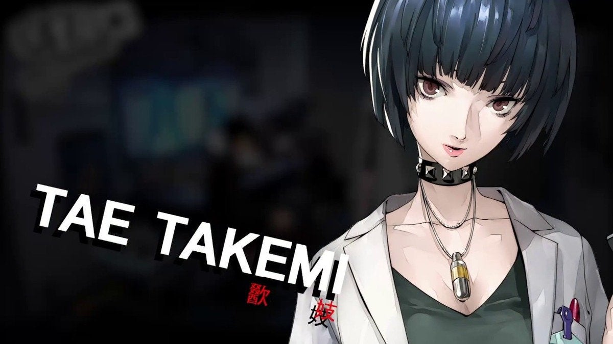 Tae Takemi, the doctor who helps the Phantom Thieves in Persona 5 Royal.