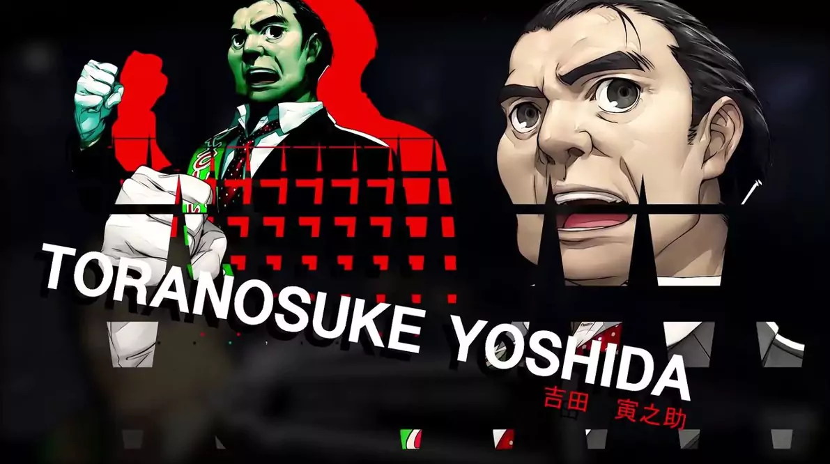 Toranosuke Yoshida, the dedicated politician from Persona 5 Royal.