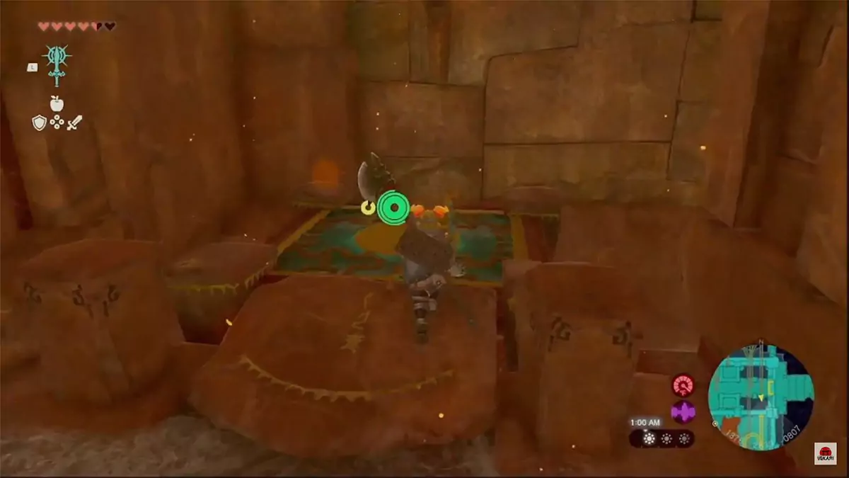 Elevator on Floor 1 of the Fire Temple.