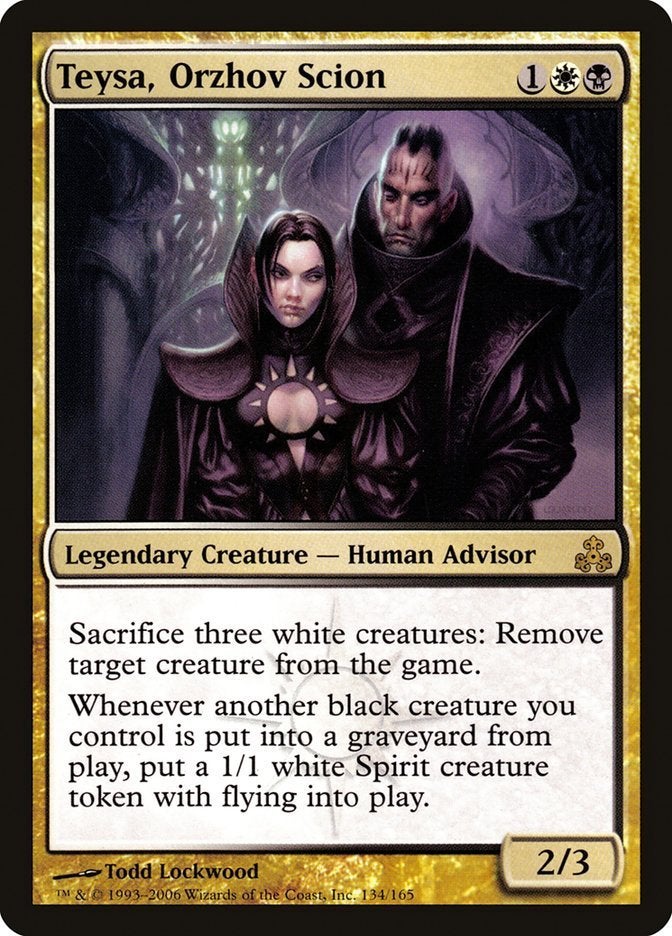 A legendary white and black creature that can create tokens.