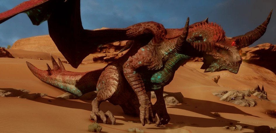 The Abyssal High Dragon in the Western Approach in Dragon Age: Inquisition.