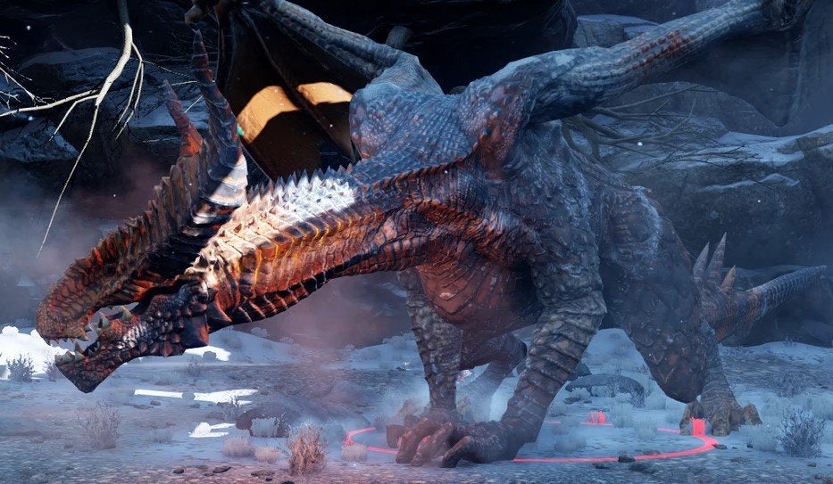 The Highland Ravager high dragon in Dragon Age: Inquisition.