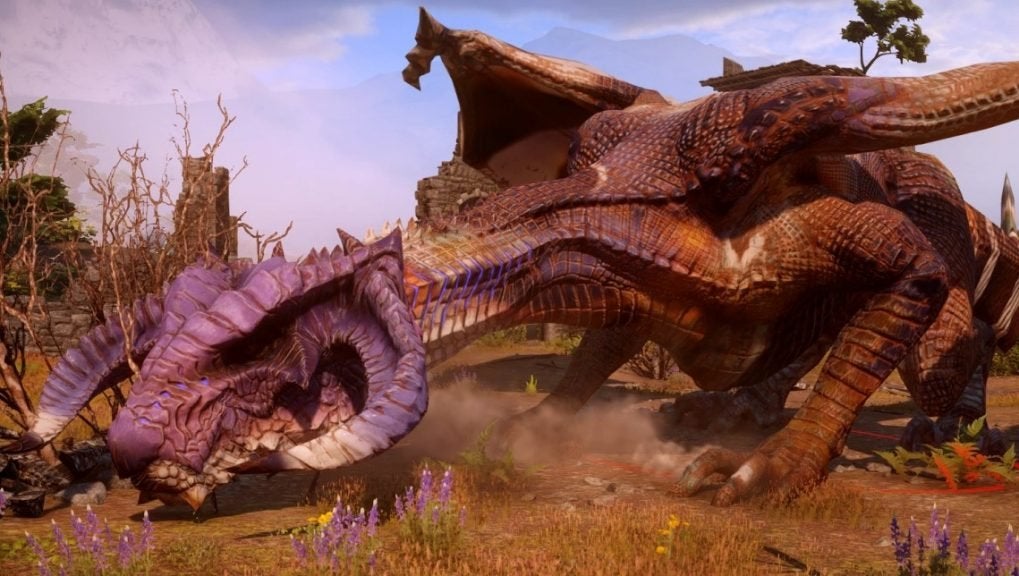 The Northern Hunter high dragon in Crestwood in Dragon Age: Inquisition.