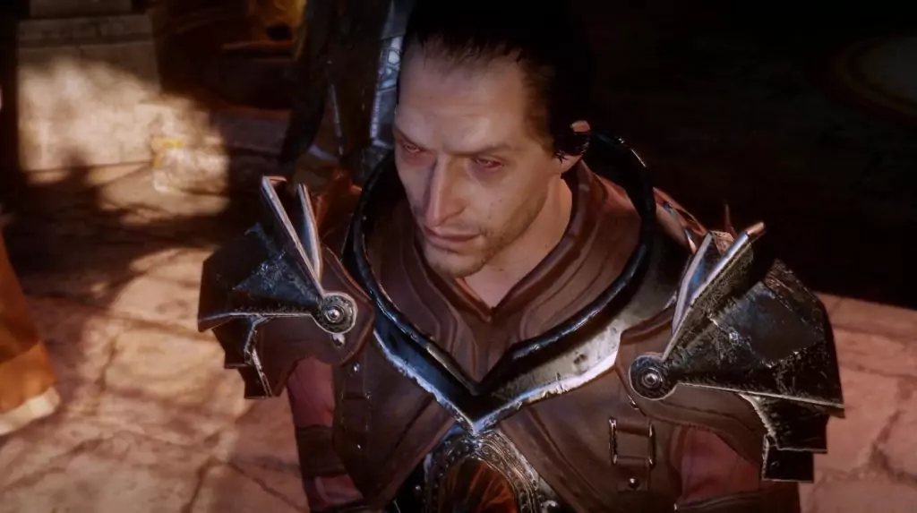 Samson being judged in Dragon Age: Inquisition.