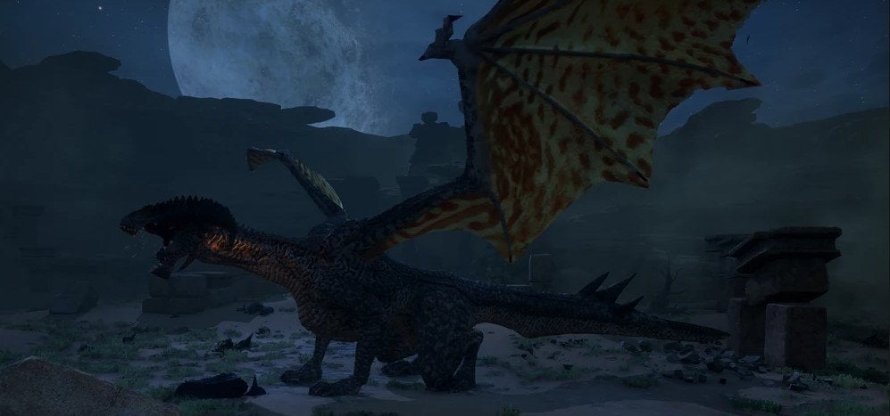 Sandy Howler, one of the high dragons in Dragon Age: Inquisition.