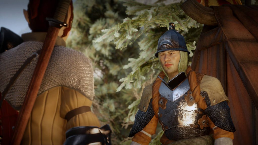 Corporal Vale, a soldier in the Hinterlands in Dragon Age: Inquisition.
