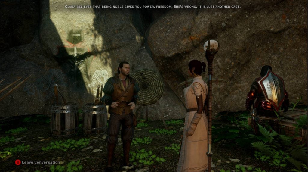 Fairbanks, an NPC in the Emerald Graves in Dragon Age: Inquisition.