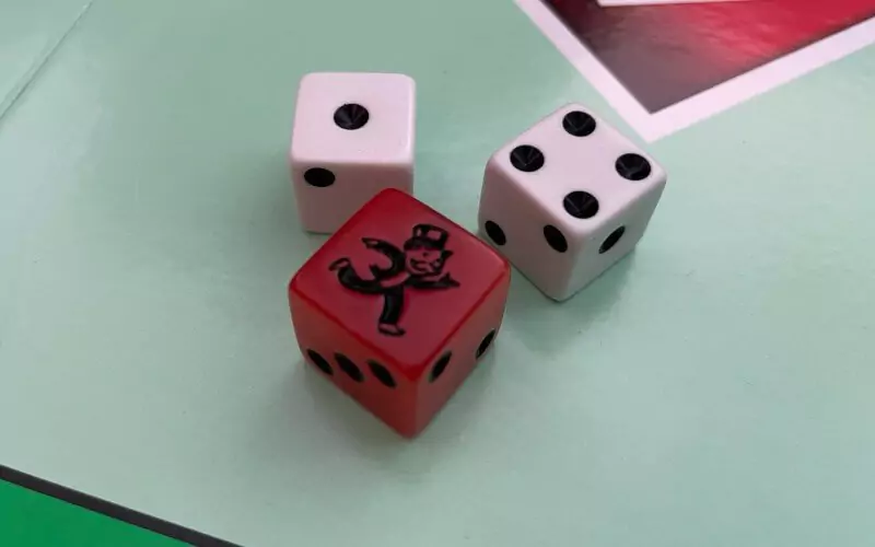 The Speed Die used in Monopoly: Mega Edition.