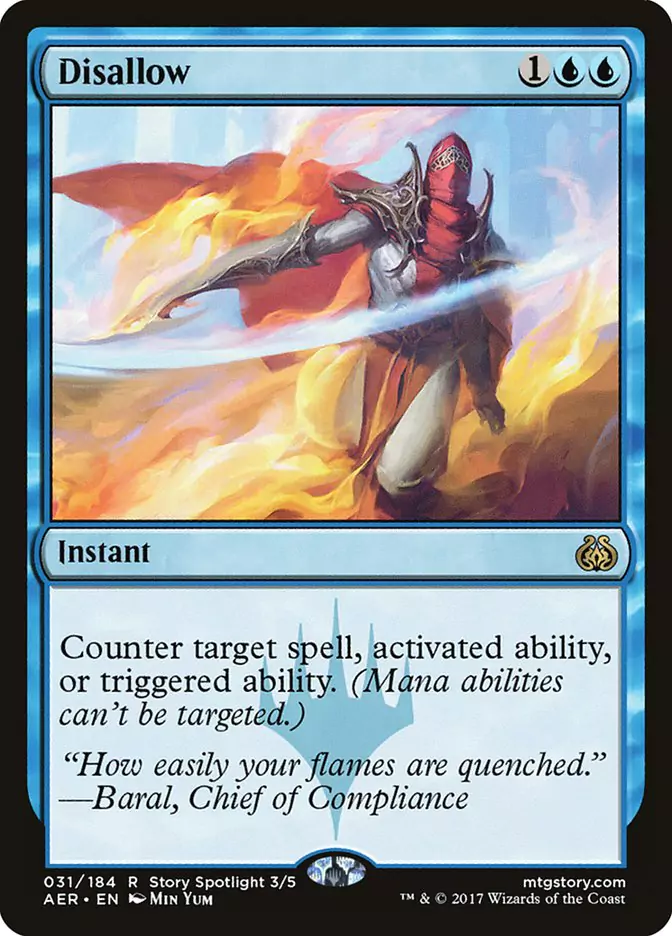 A blue instant card that counters spells, activated abilities, and triggered abilities.