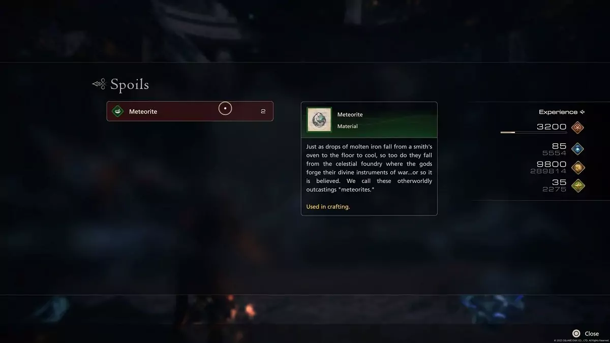 The rewards for defeating the Blood Moon in Final Fantasy 16.