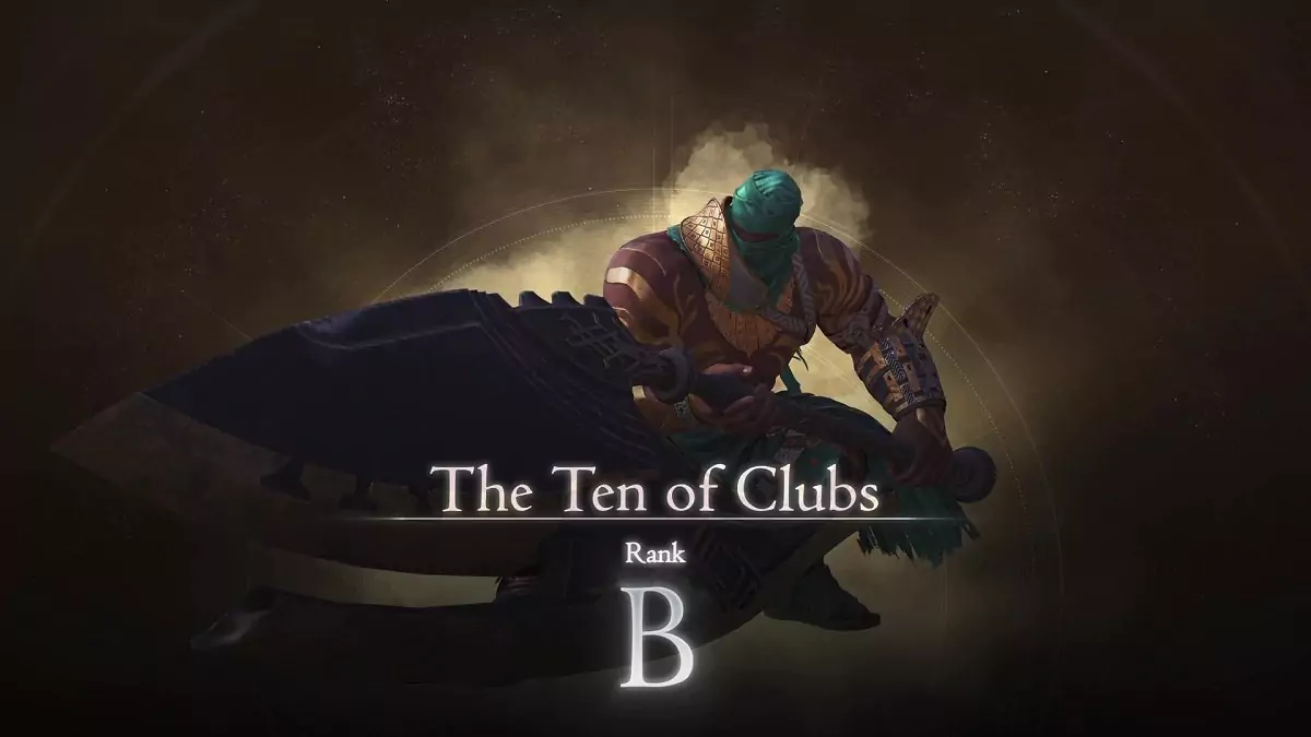 The Ten of Clubs from Final Fantasy 16.