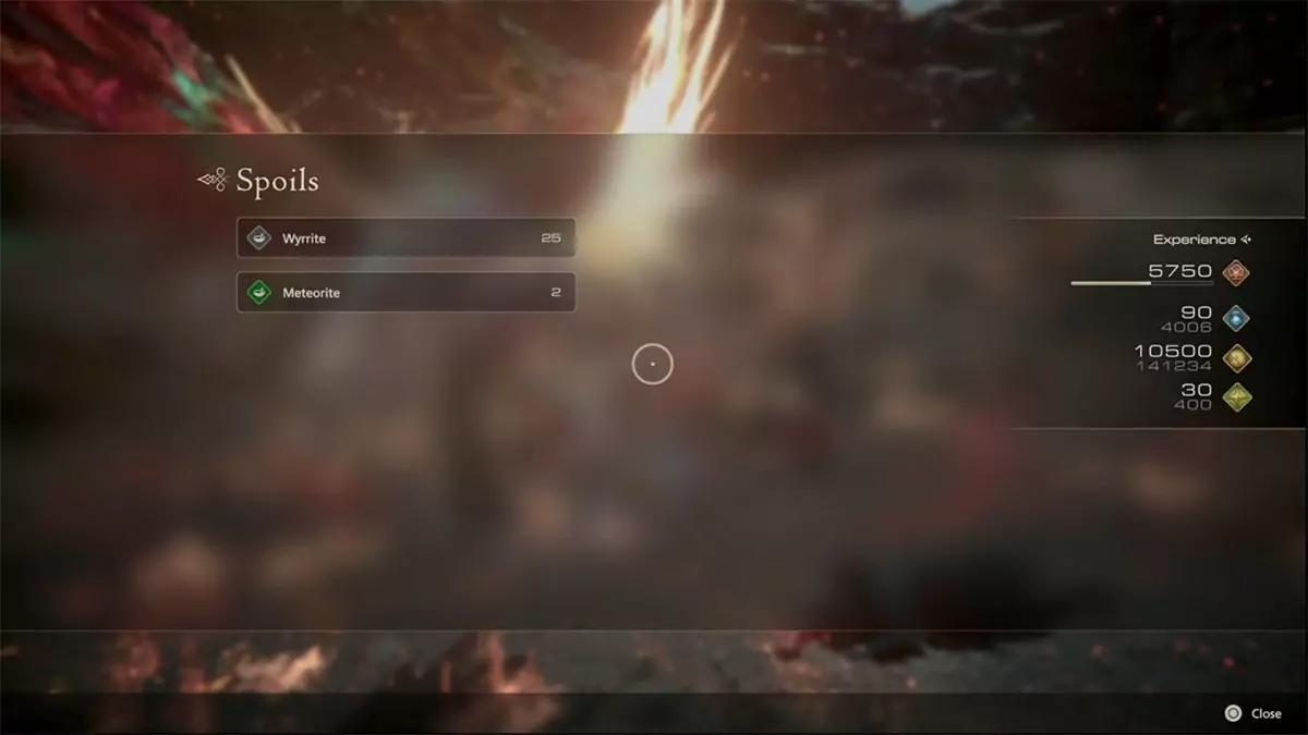 Rewards for completing the Nine of Knives hunt in Final Fantasy 16.