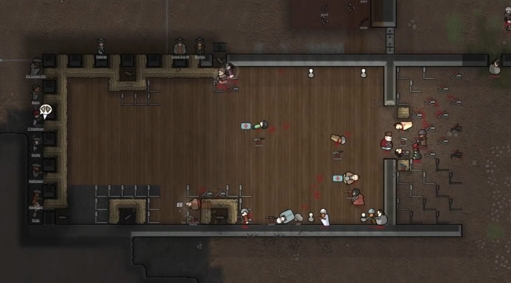 Using weapons to defend yourself and your creations in RimWorld.