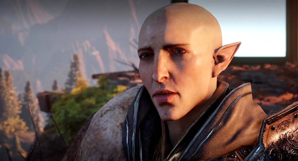 Solas, an apostate mage from Dragon Age: Inquisition.