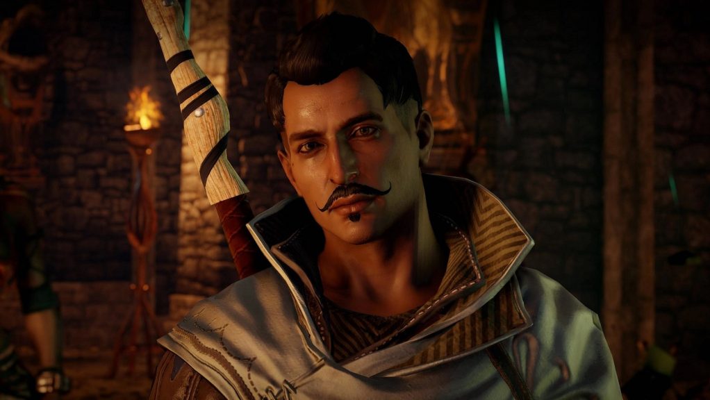 Dorian Pavus, a mage character from Dragon Age: Inquisition.