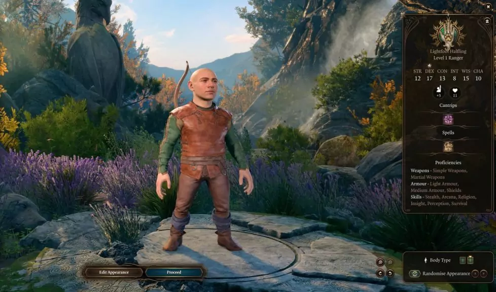 The Ranger class in Baldur's Gate 3.