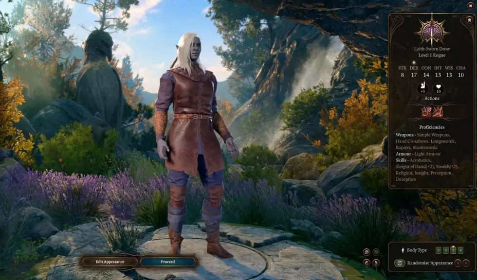 The Rogue class in Baldur's Gate 3.
