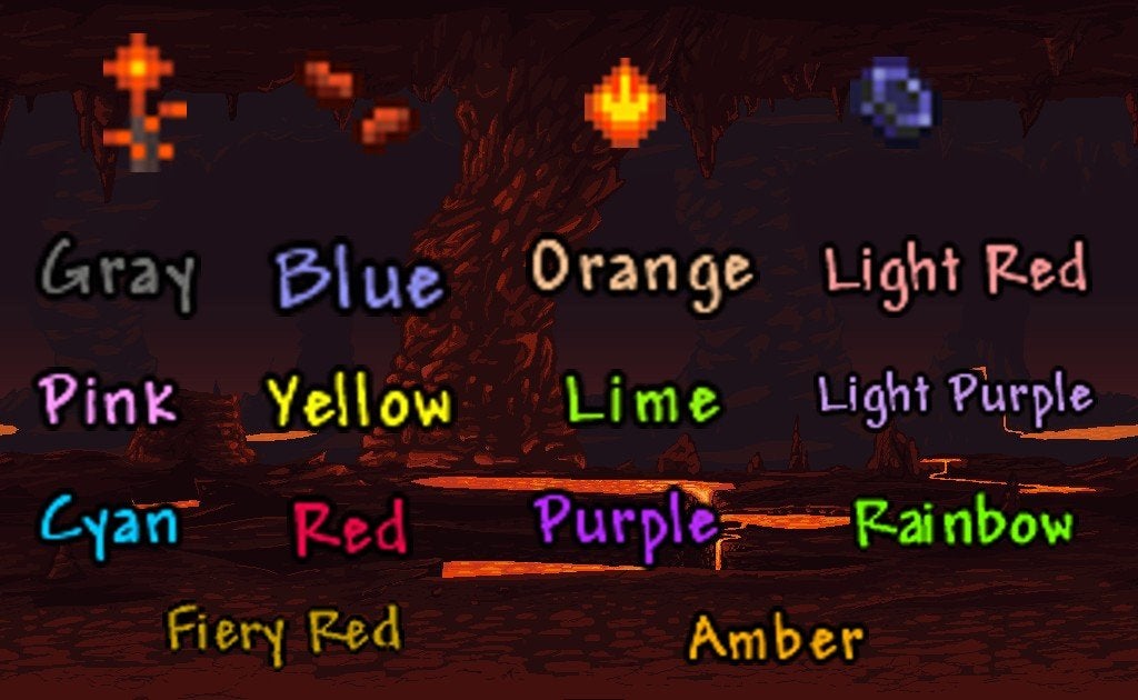 All Terraria items and rarities that can't be burned in Lava. 