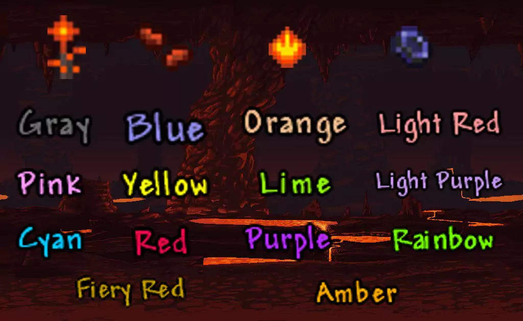 All Terraria items and rarities that can't be burned in Lava.