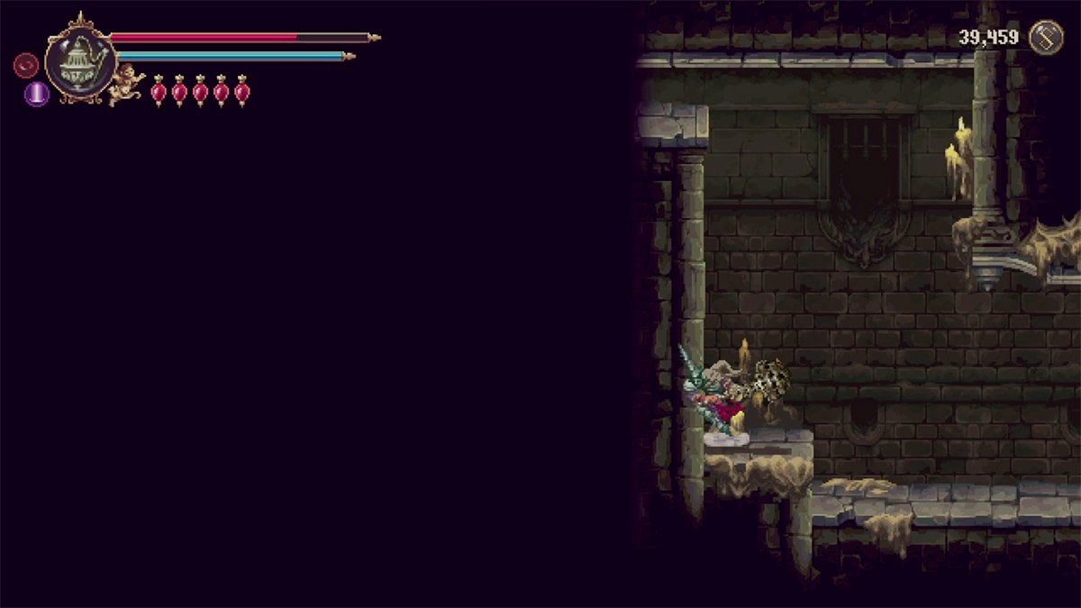 A dark room in the Severed Tower.