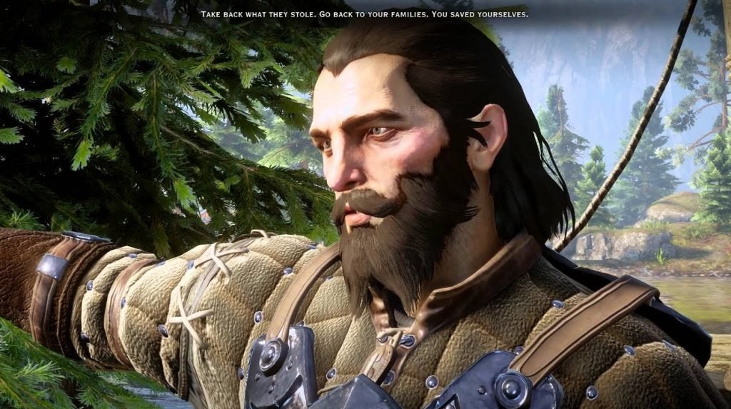 Blackwall, a warden from Dragon Age: Inquisition.