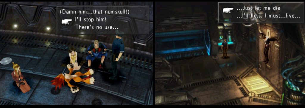 Zell and Squall make choices that affect how helpful Moombas will be later.