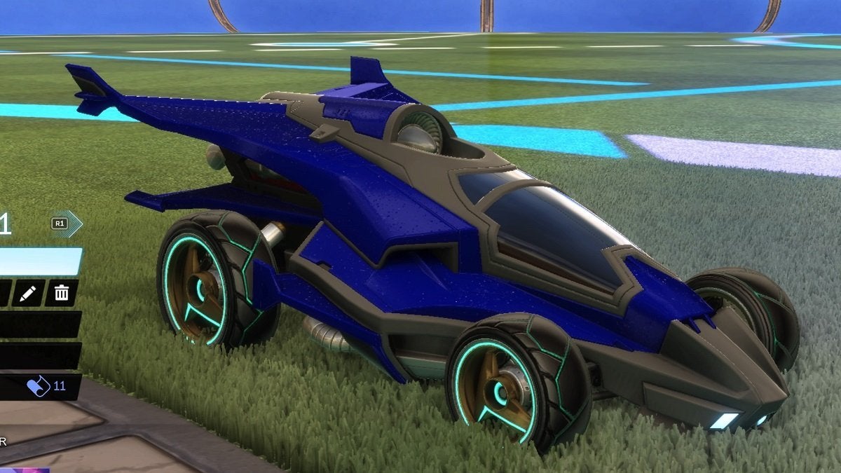 The Aftershock car from Rocket League.