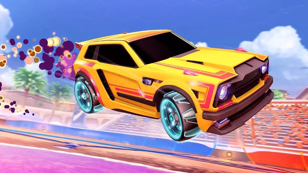 The Fennec car from Rocket League.