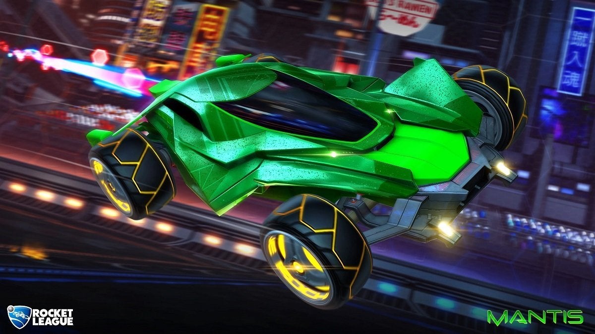 The Mantis car from Rocket League.