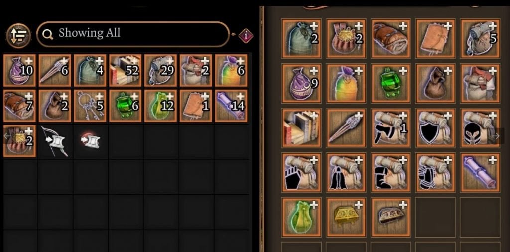 Bags, Bags, Bags: a mod for Baldur's Gate 3 that helps to organize your inventory.