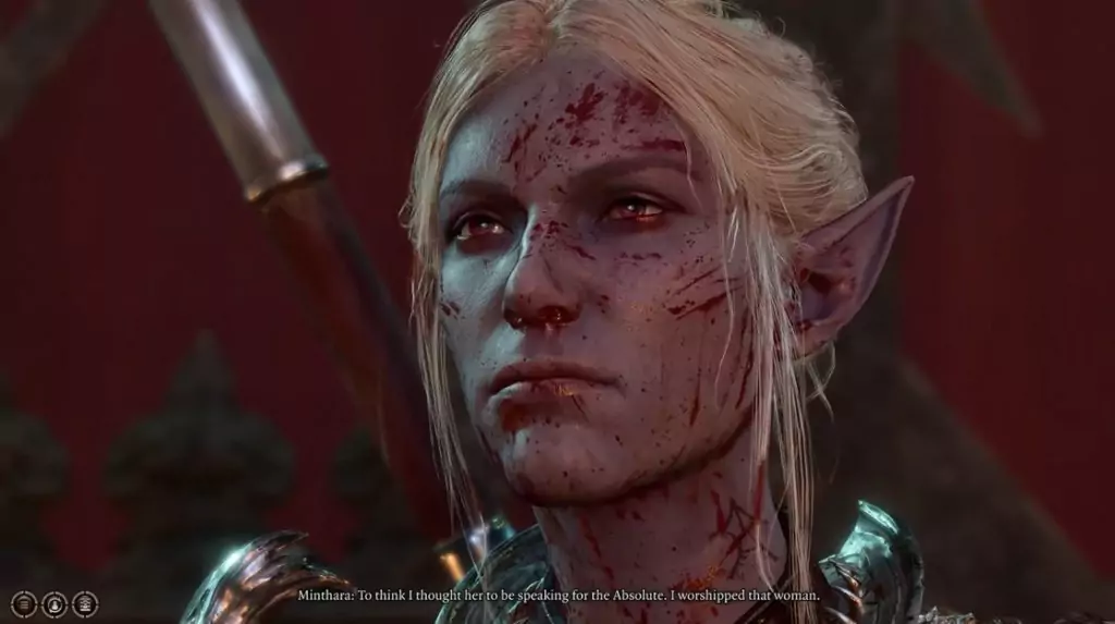 Minthara, a Drow companion in Baldur's Gate 3.