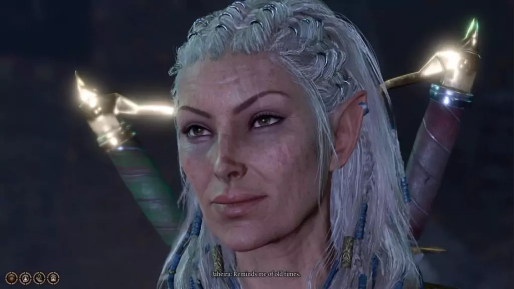 Jaheira, a companion in Baldur's Gate 3.