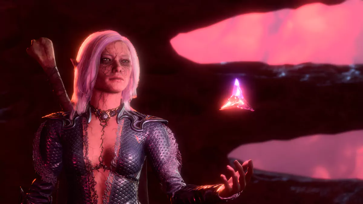 A Cleric in Baldur's Gate 3.
