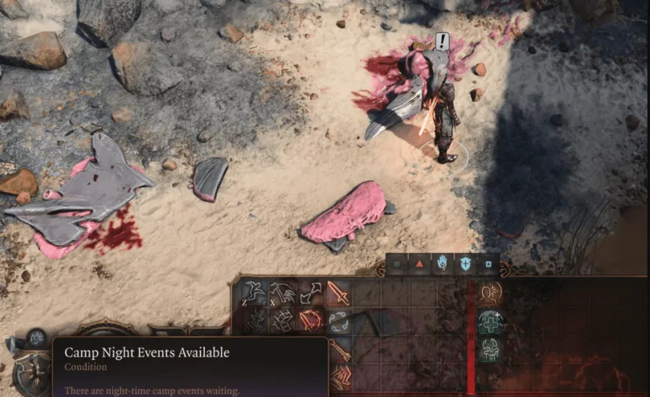 A mod for Baldur's Gate 3 that allows you to see if conversations are available at camp.