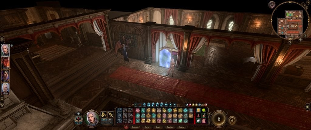 The location of the Magic Mirror in camp during Act 3 in Baldur's Gate 3.
